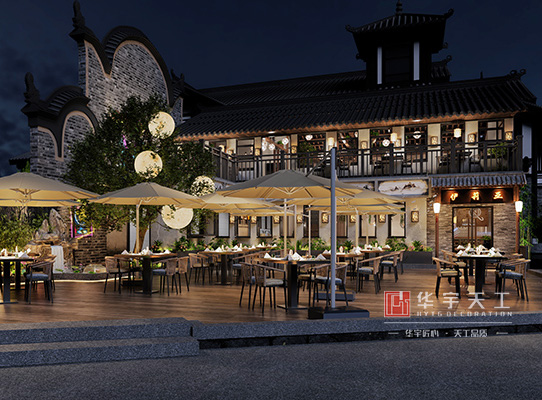 深圳甘坑古镇餐厅设计－深圳餐厅设计