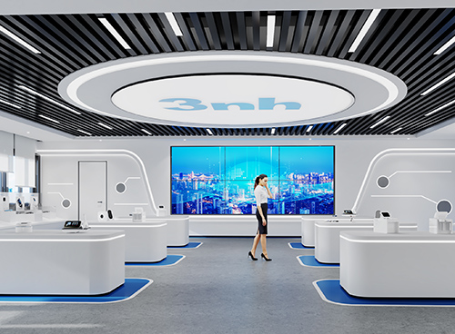 科技公司展厅-展厅装修设计